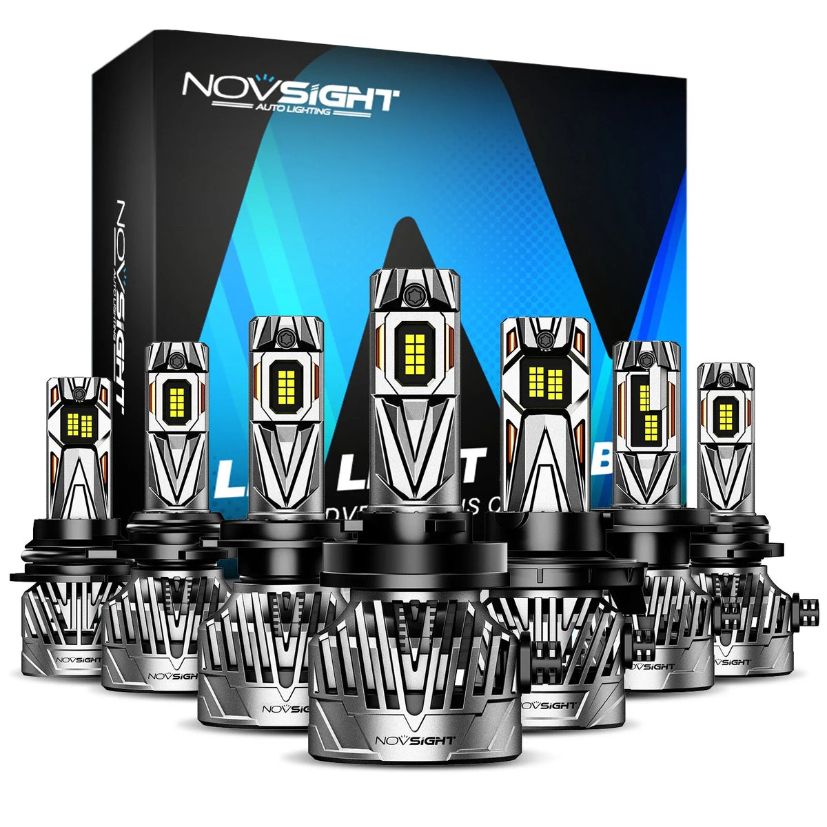 2X LED Headlight Bulbs 9005 9006 H4 H11 H13 40000LM 6500K