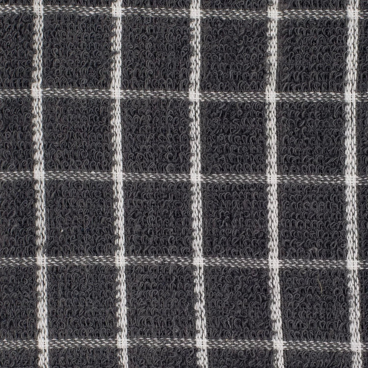Set of 4 Dishcloths for Kitchen Use (12x12, Gray)