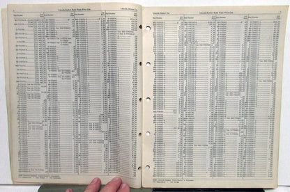 Price List Book for Lincoln Zephyr Sedan Coupe (1936–1940)
