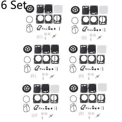 Set of 6 Carburetor Gasket Repair Kit for SeaDoo 650 717 787 800 (1996–2003)