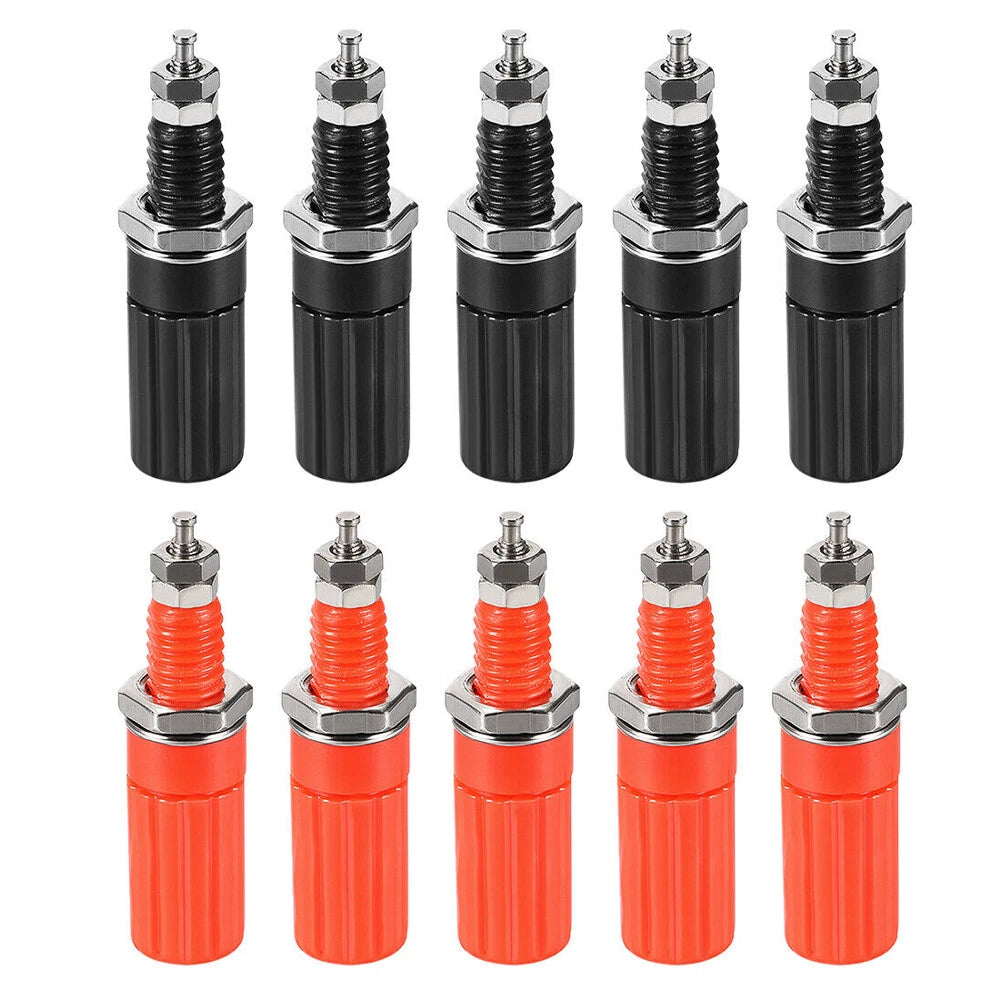 20PCS Binding Post M8 Thread Connector Banana Plug Jack Socket