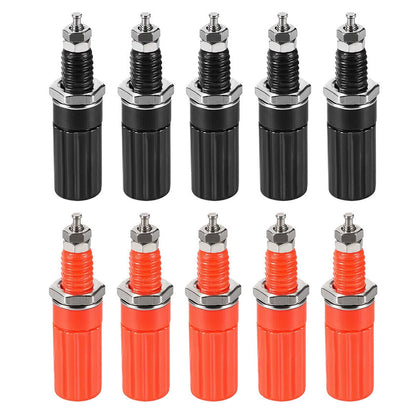 20PCS Binding Post M8 Thread Connector Banana Plug Jack Socket