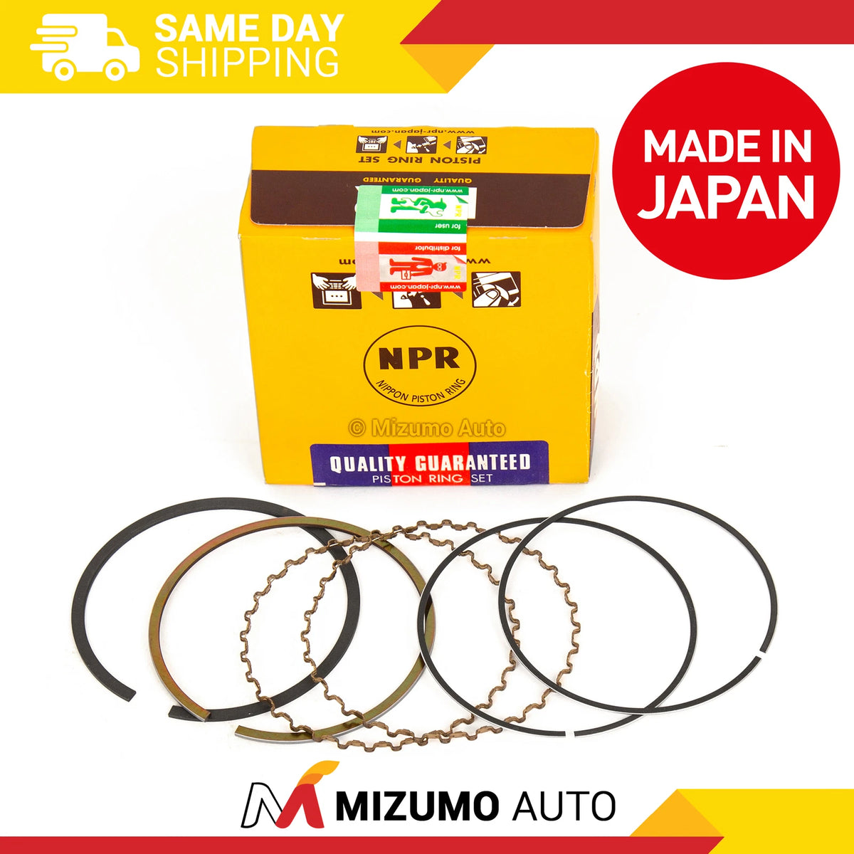 Piston Rings for Isuzu Rodeo, Trooper V6 (1998–2004) MA-9761319082, PR353