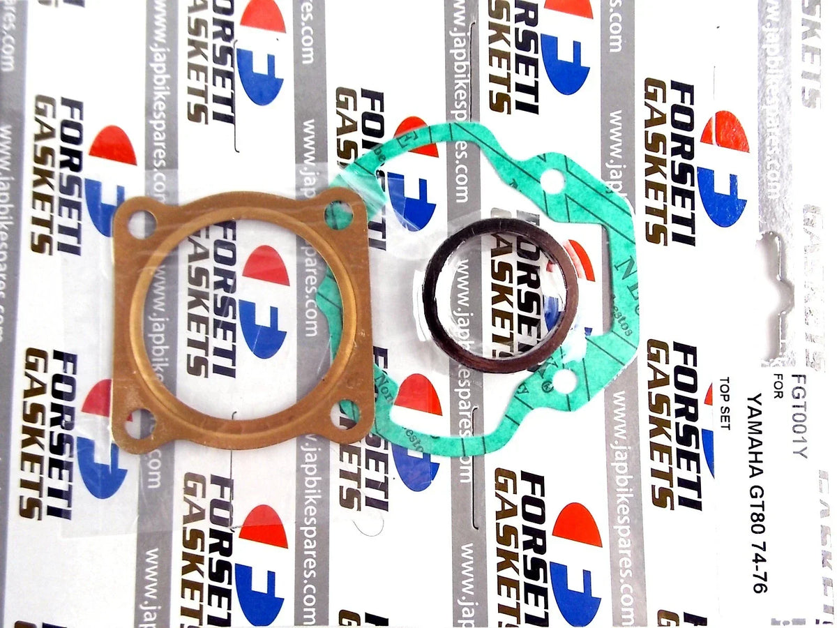 Top End Kit 47mm Piston Rings Pin Clips Gasket for Yamaha GT80 (74-80)