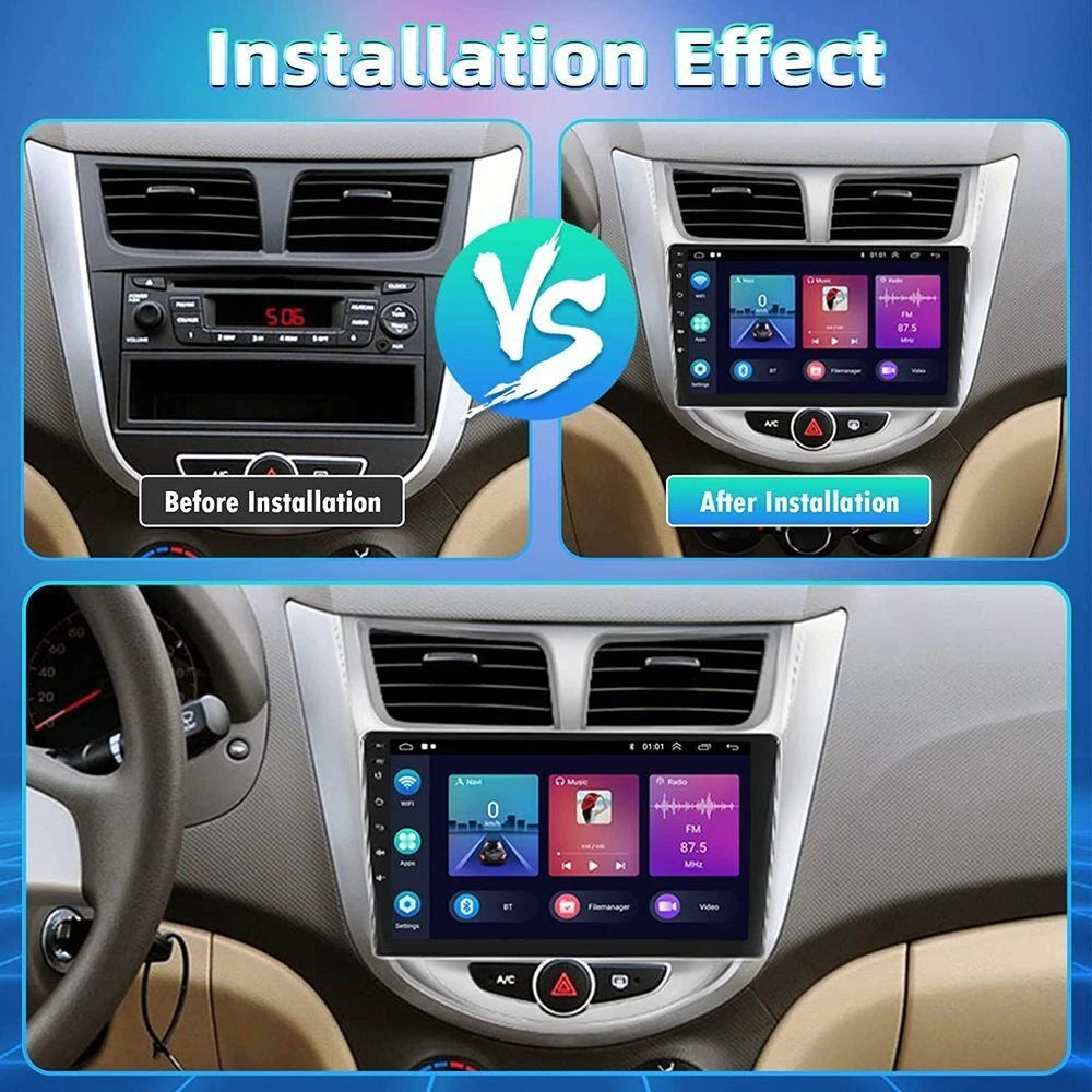 2X 32GB Android 13 Car Stereo Radio GPS for Hyundai Accent (2011–2019) WHA3019255406184