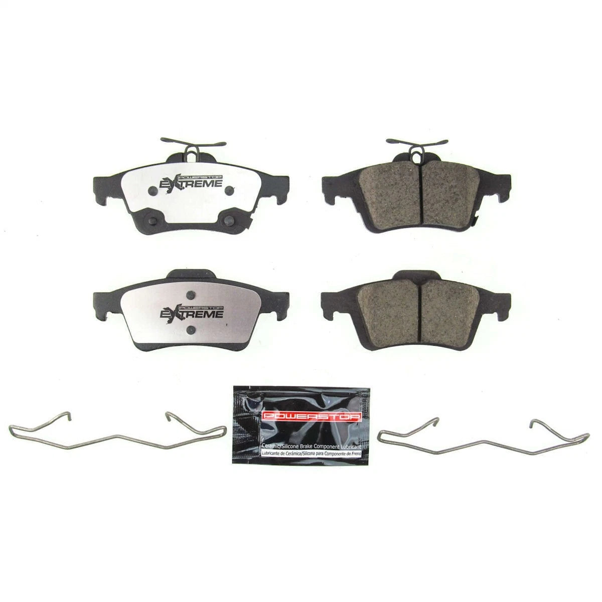 2X Z26-1564A Brake Pad Set for Ford Focus Rear (2016–2018)