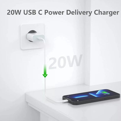 10x USB-C Fast Charger for iPhone 12-16 Pro Max, XS, 8 Type C