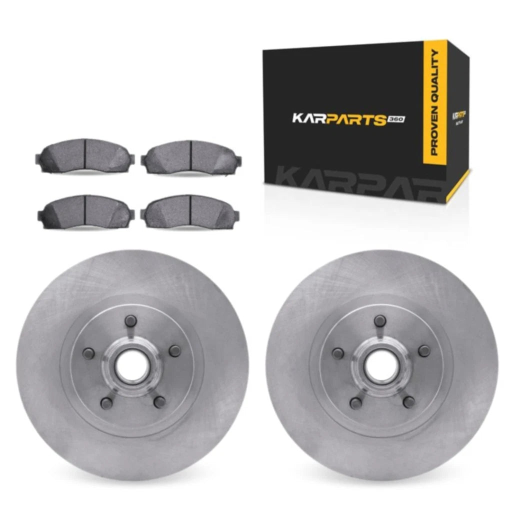 Brake Rotor Set Front for Ford Explorer Sport Trac (2001–2005) ALX-PAU-DF-6412-54176-CLA1