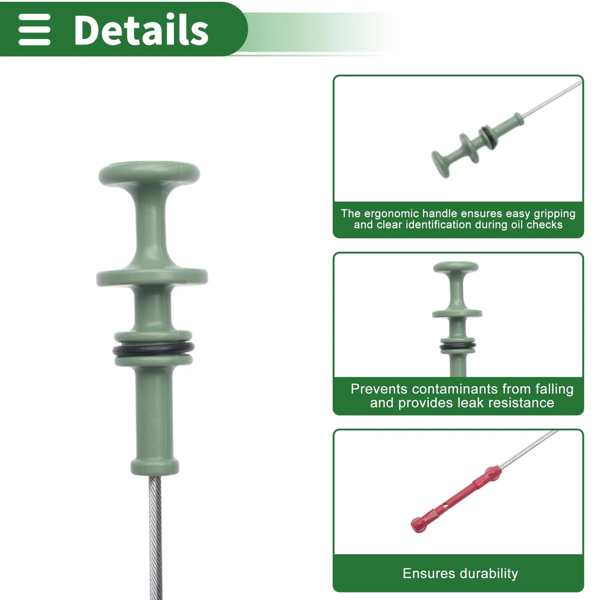 Oil Level Dipstick No. 2720100972 for Mercedes-Benz C300 (2008)