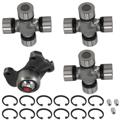Universal Joints & CV Socket Yoke for Jeep Wrangler Cherokee (1984–2006) WU13V9, 5-153X, 5-1310X, 211355X