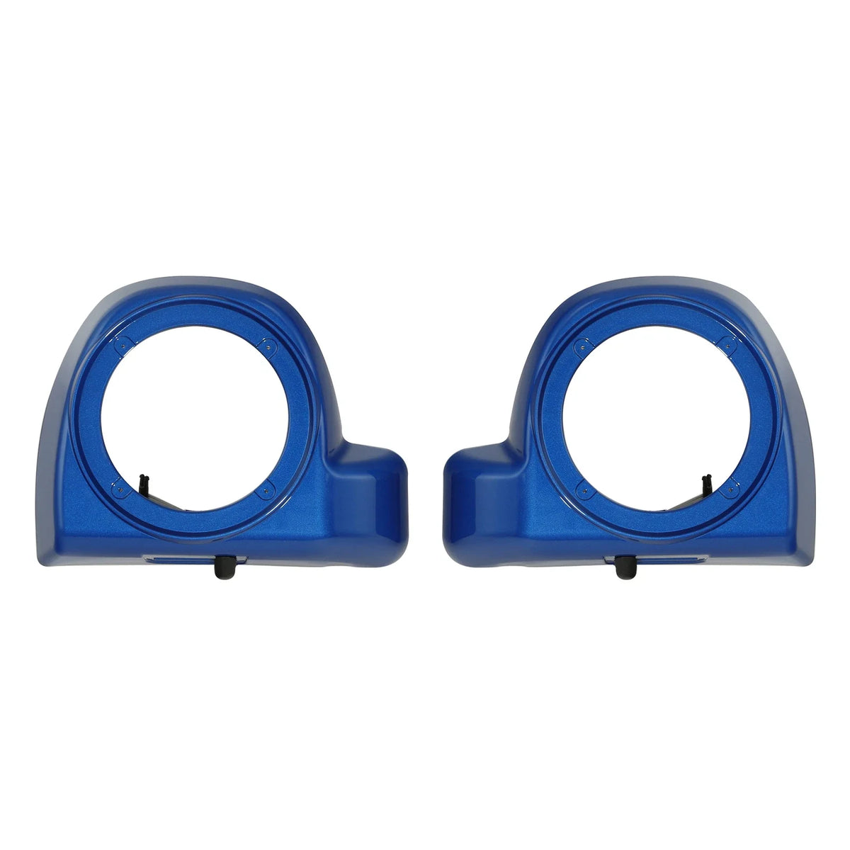 Lower Vented Fairing Speaker Pods for Harley Touring (2014–2024) Electric Blue