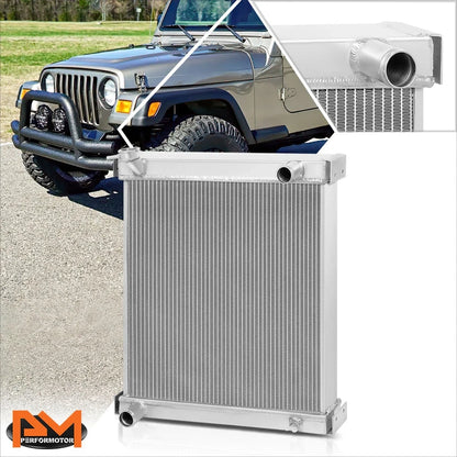 2-Row Aluminum Core Radiator for Jeep Wrangler YJ/TJ (1997–2006)