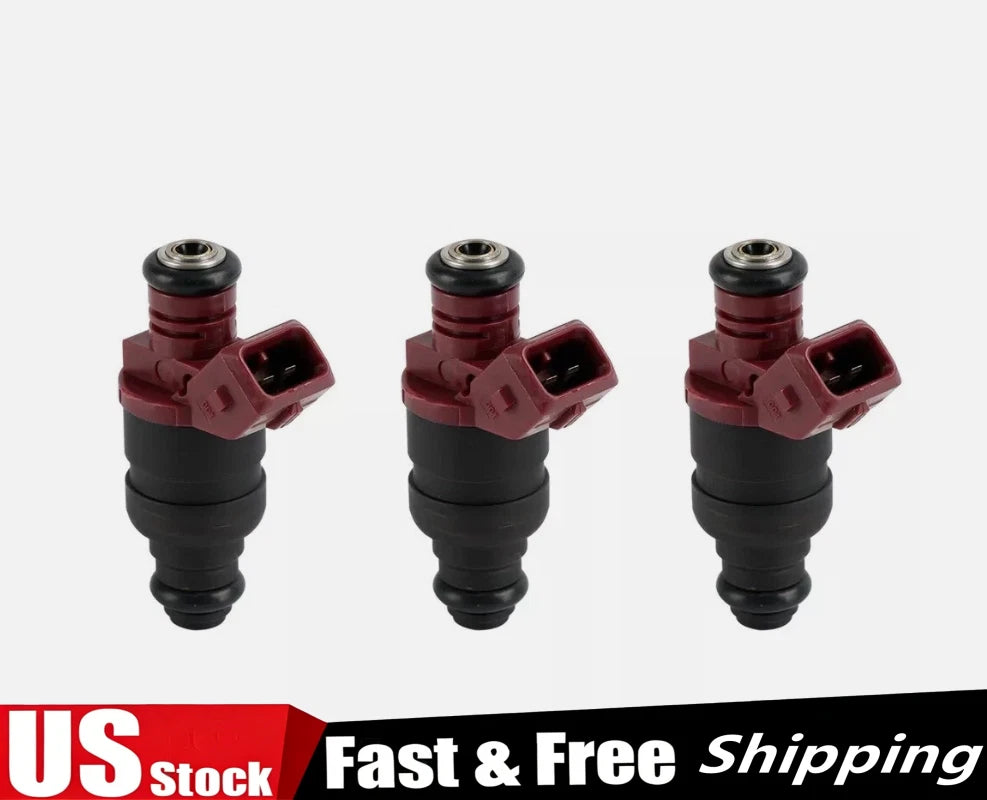 3X Fuel Injectors 5WY2404A, MIA11720 for John Deere 825i Gator (2011–2016)