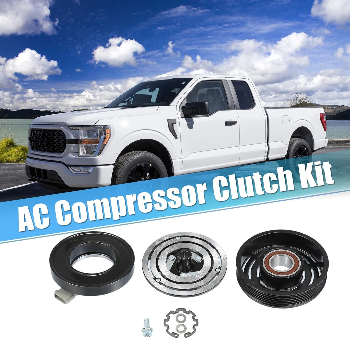AC Compressor Clutch Set for Ford F-150 (1997–2006) 745060680280