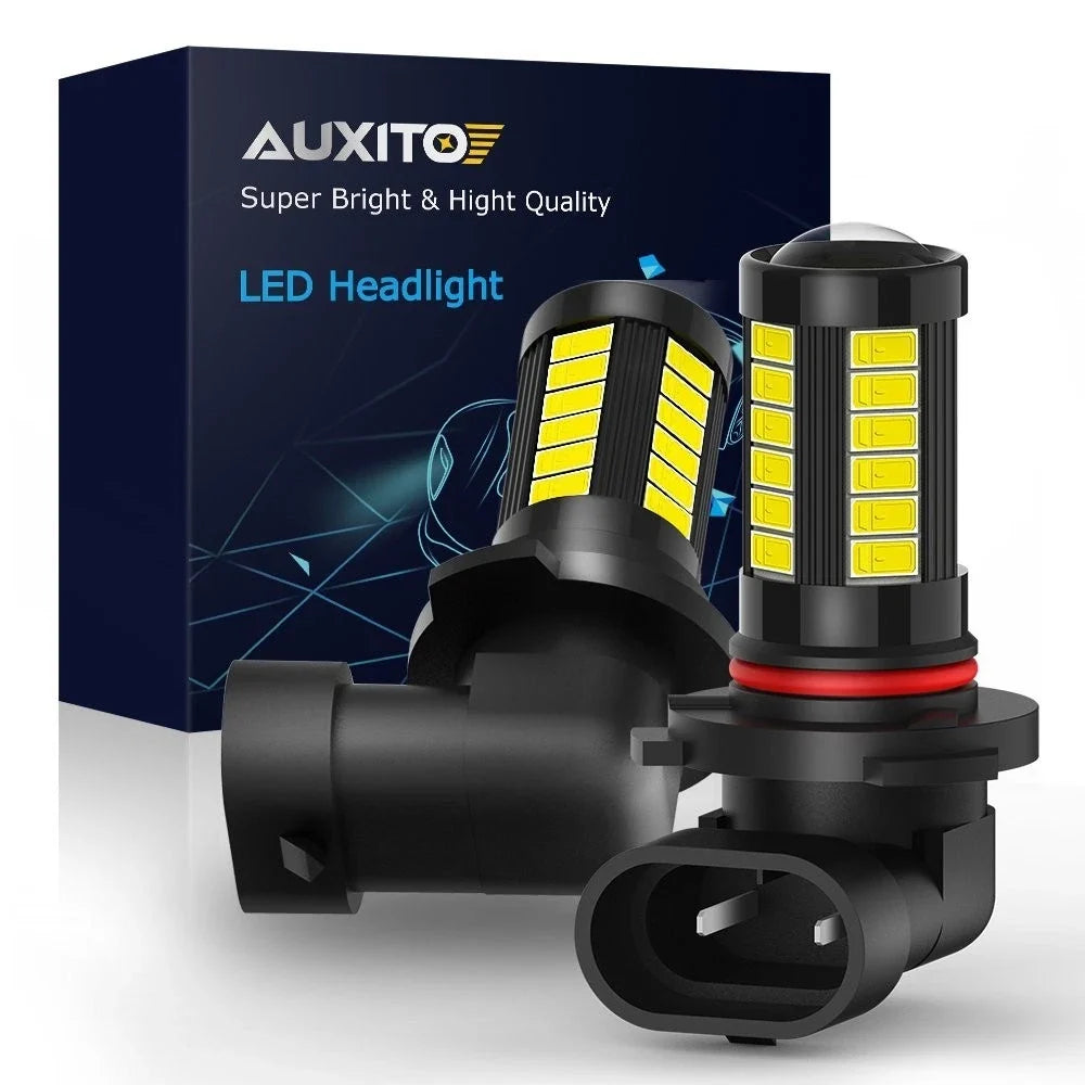 2X AUXITO HB3 9005 LED Daytime Running Light Bulbs for Car Fog (Canbus)