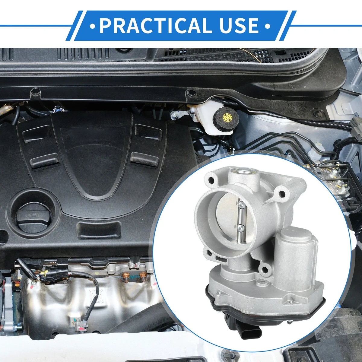 Throttle Body for Ford Fiesta Mk5 (2001–2010) No.4M5G-9F991-FA