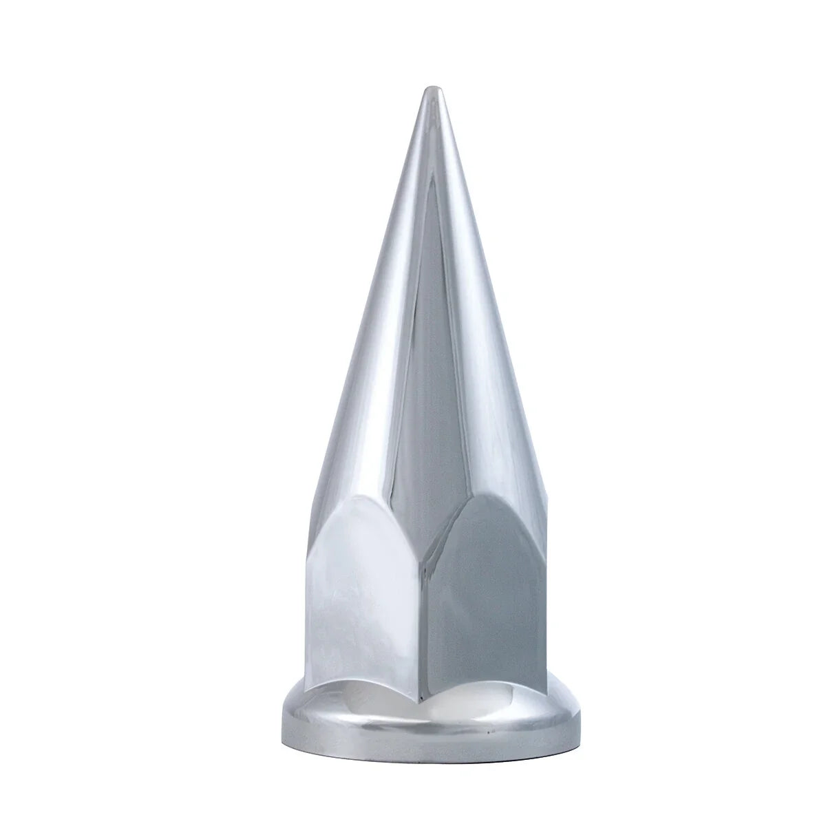 Chrome Spike Lug Nut Covers 33mm Push On Front for Jeep Wrangler (2007–2024)