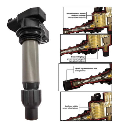 6X Ignition Coil + 6X Spark Plug Set for Cadillac CTS 3.6L 3.0L (2008–2019) UF569