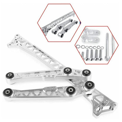 Billet Lower Control Arm + Subframe Brace for Honda Civic/Del Sol (1992–1995)
