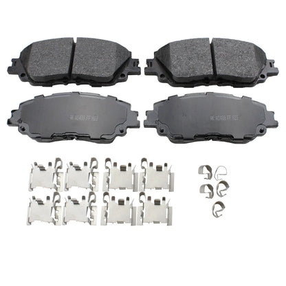 DuraGo Front Rotors & Akebono ProACT Ceramic Brake Pads Kit for ES300h ES350 (2013–2019)