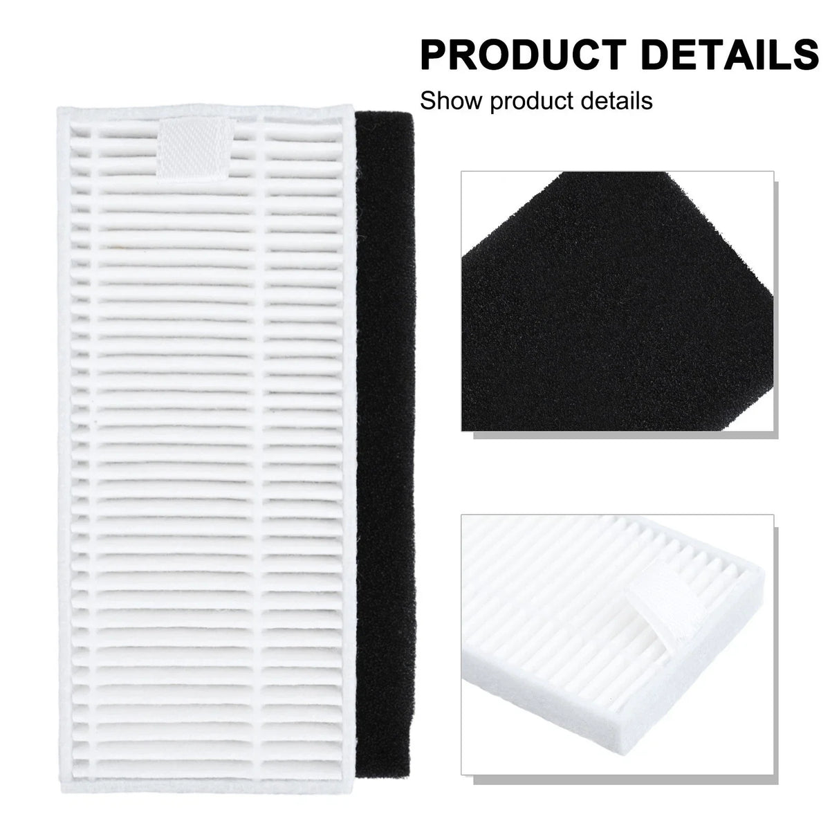 Set of 12 Filters for Tikom L9000 Robot Vacuum Cleaner