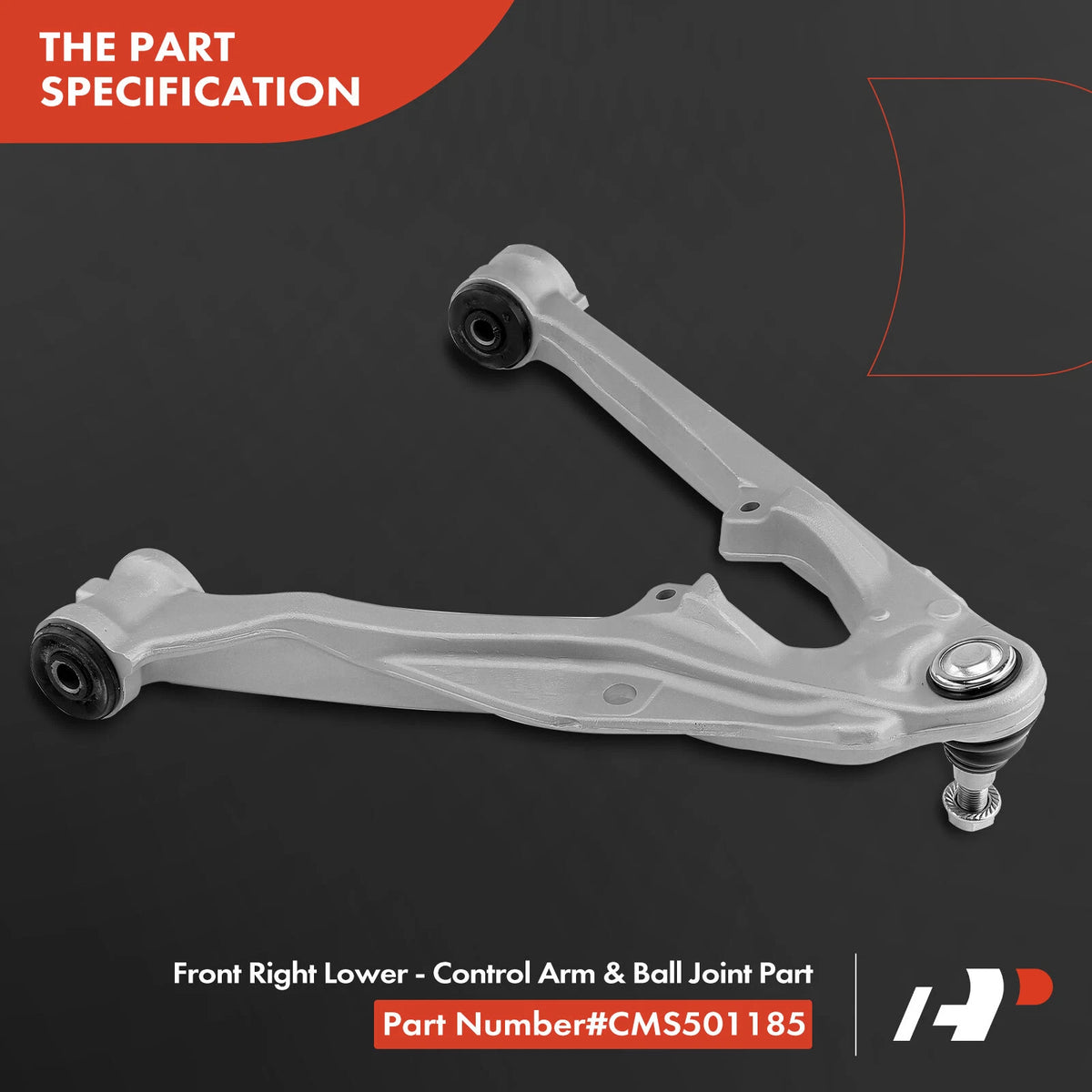 Set of 4 Front Control Arm Ball Joint Sway Bar Link for Chevy Silverado 1500 (22853473, 22853474, CMS501184, CMS501185, K700432)