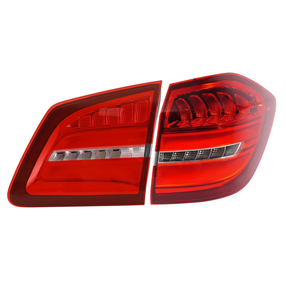 Right Inner & Outer Tail Light for Mercedes-Benz GLS450 GLS550 GLS63 AMG (2017–2019) - 1669060402, 1669066402, MB2805120