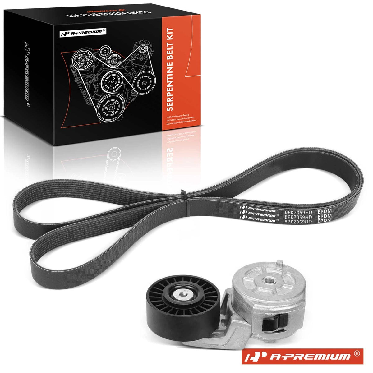 2X Serpentine Belt Drive Component Kit for Dodge Ram 2500 3500 (1994–2002)
