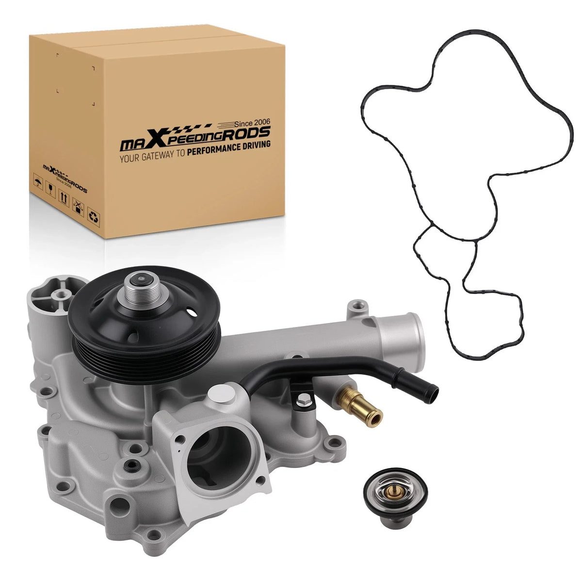 Cooling Water Pump T7054 for Dodge Durango 5.7L (2009) Ram 1500 2500 (2009–2018)