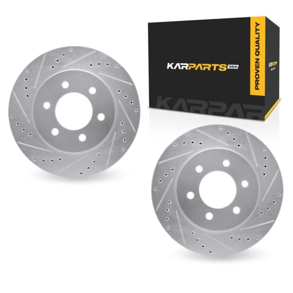 Brake Rotor Set for Lincoln Navigator (2002–2006) ALX-PAU-DF-7002-54069-CLA2