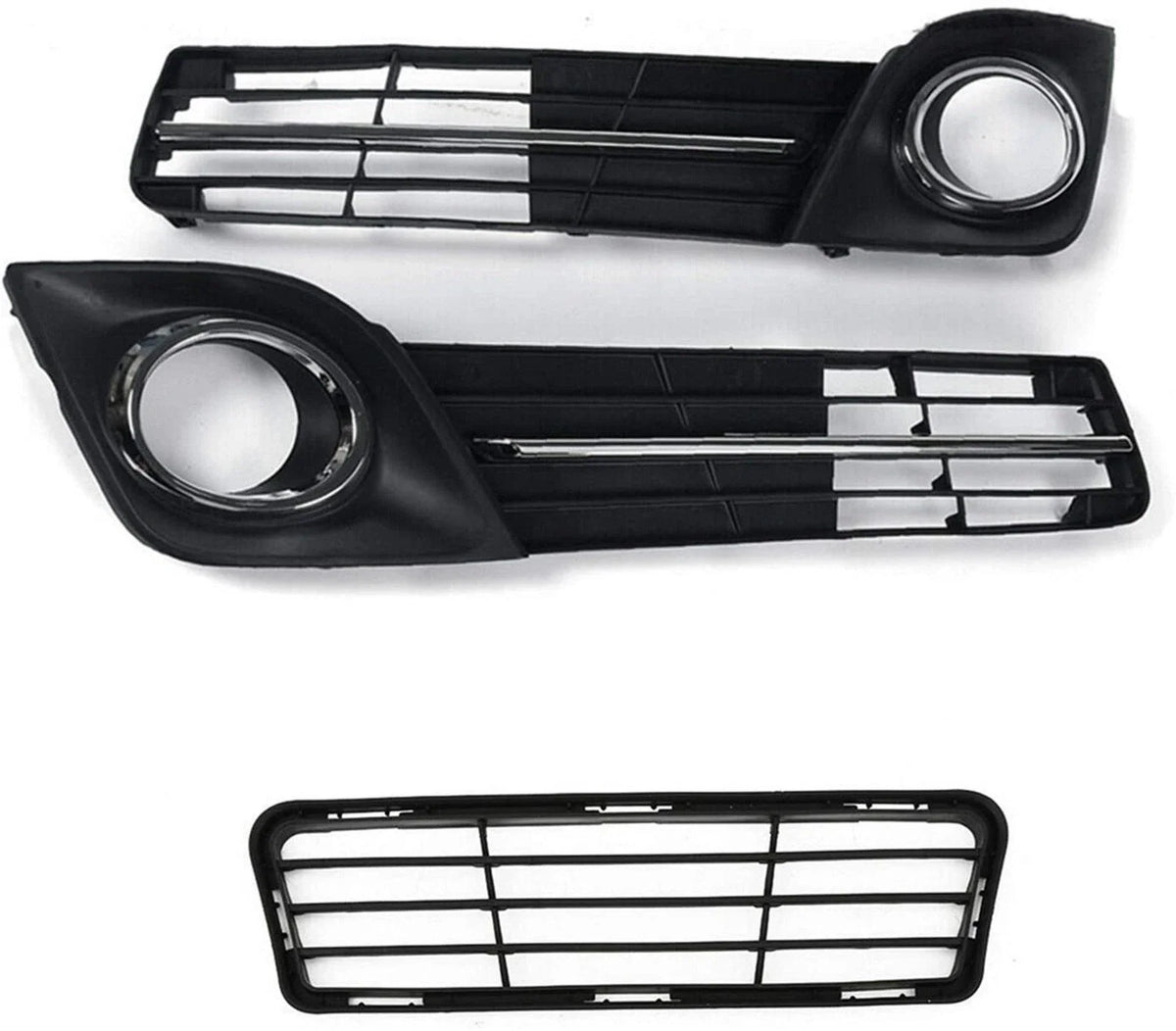 Set of 2 Black Fog Light Covers for Toyota Camry SE (2012–2014)