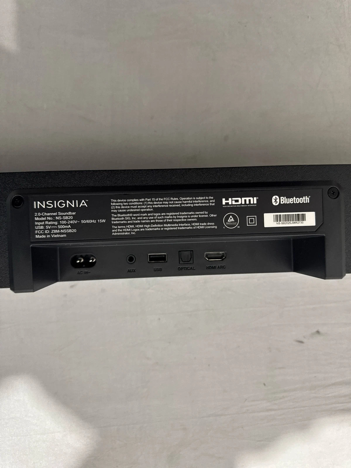 2X Insignia NS-SB20 Soundbar for Insignia (5)