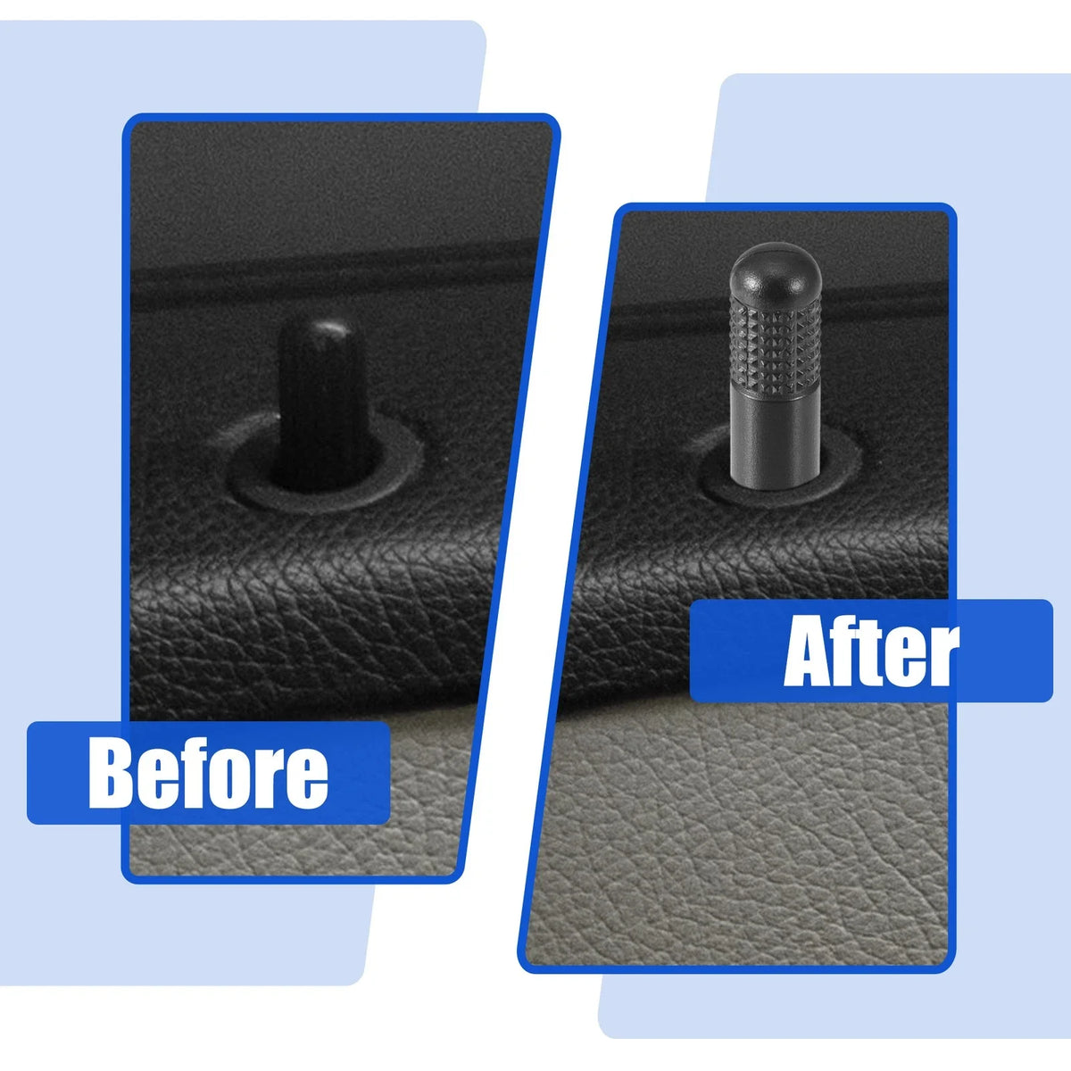 2X Door Lock Rod Knob Black No.72137-SDA-A00ZA for Honda Accord (2003–2007)