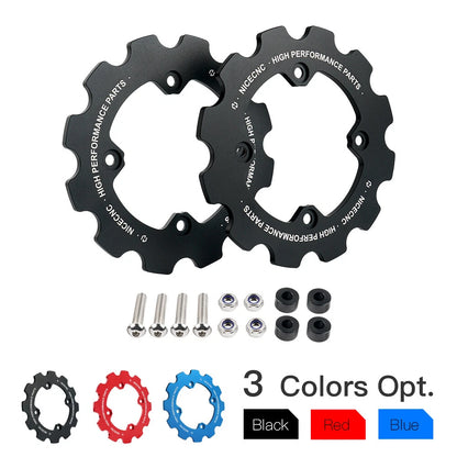 2X Dual Sprocket Cover Guards Chain Guide for Yamaha Raptor 700 (2006–2023)
