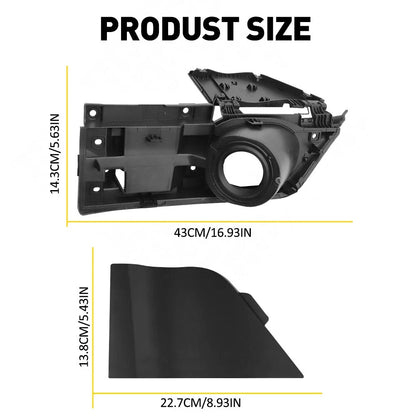 Fuel Filler Door Housing & Gas Cover for Ford Transit Van (2015–2023) Black