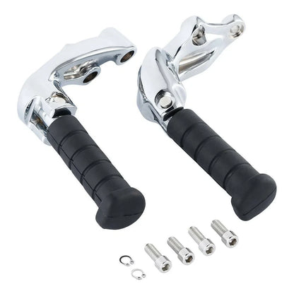 Chrome Passenger Footpeg Pegs Mount Bracket for Indian Scout (2015–2023)