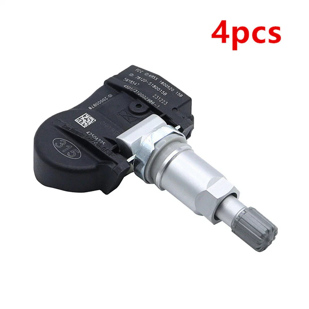 4 x TPMS Tire Pressure Sensors for Mitsubishi Lancer, I-Miev, Outlander (2008-2021)
