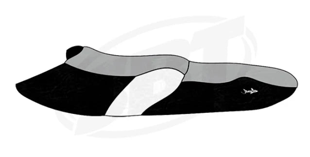 Seat Cover for Yamaha XL 1200 LTD XL 800 XL800 (1999–2001) Black/White