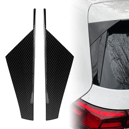 Carbon Fiber Window Spoiler Side Wing Trim Covers for Volkswagen (2020-2021)