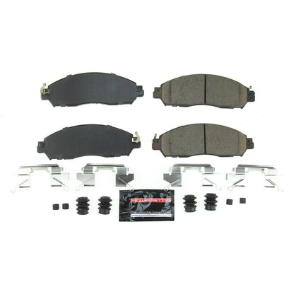 2X Powerstop Z23-2138 Brake Pad Set Front for Nissan LEAF (2018–2022)