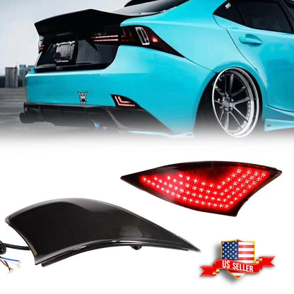 LED Rear Bumper Braking Reflector Light for Lexus IS Series (2014–2020)