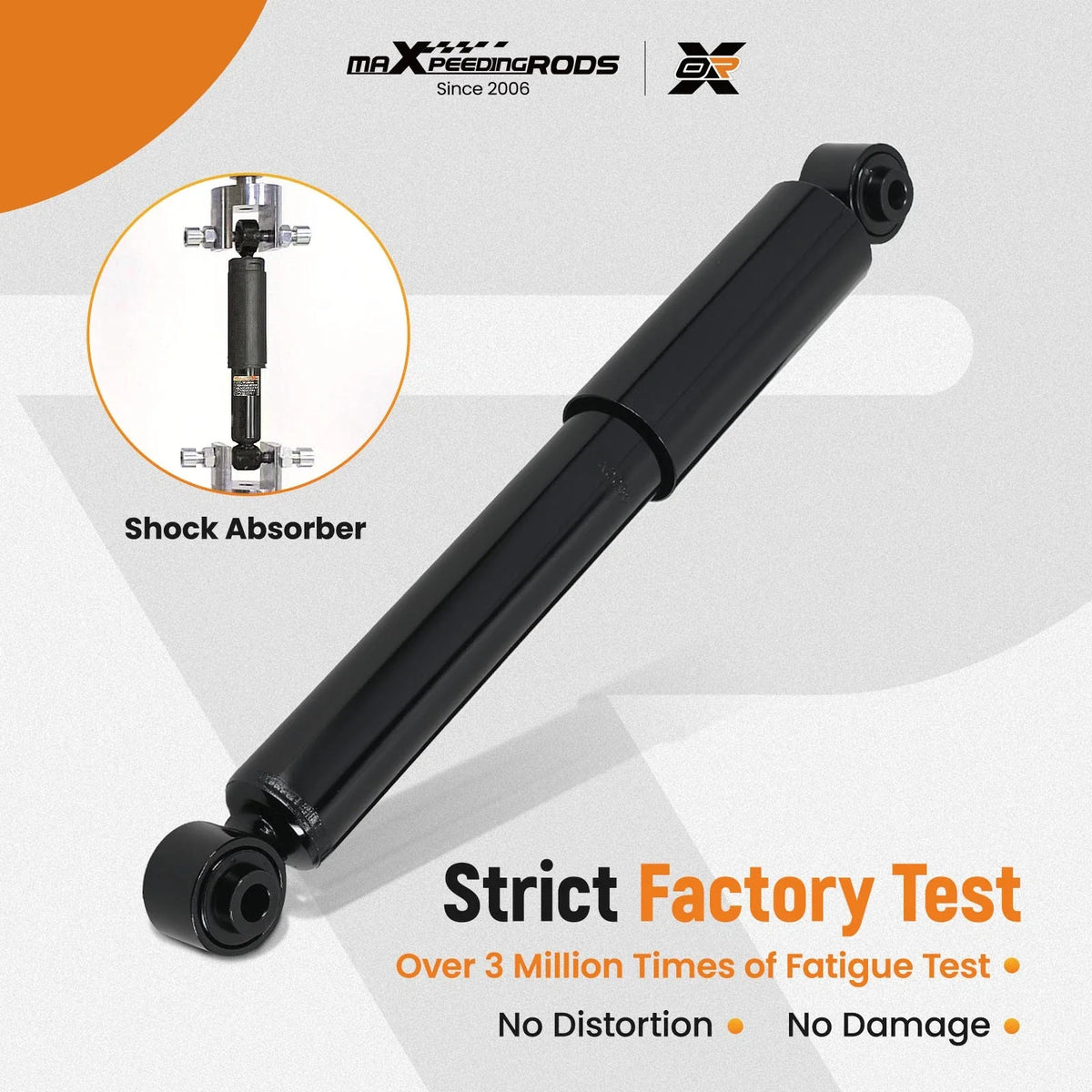 Set of 2 Rear Shock Absorbers for Toyota RAV4 (2006–2018)
