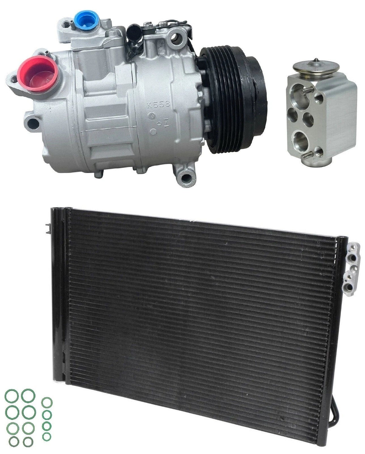 AC Compressor Kit With Condenser for BMW 328i xDrive 2013–2016