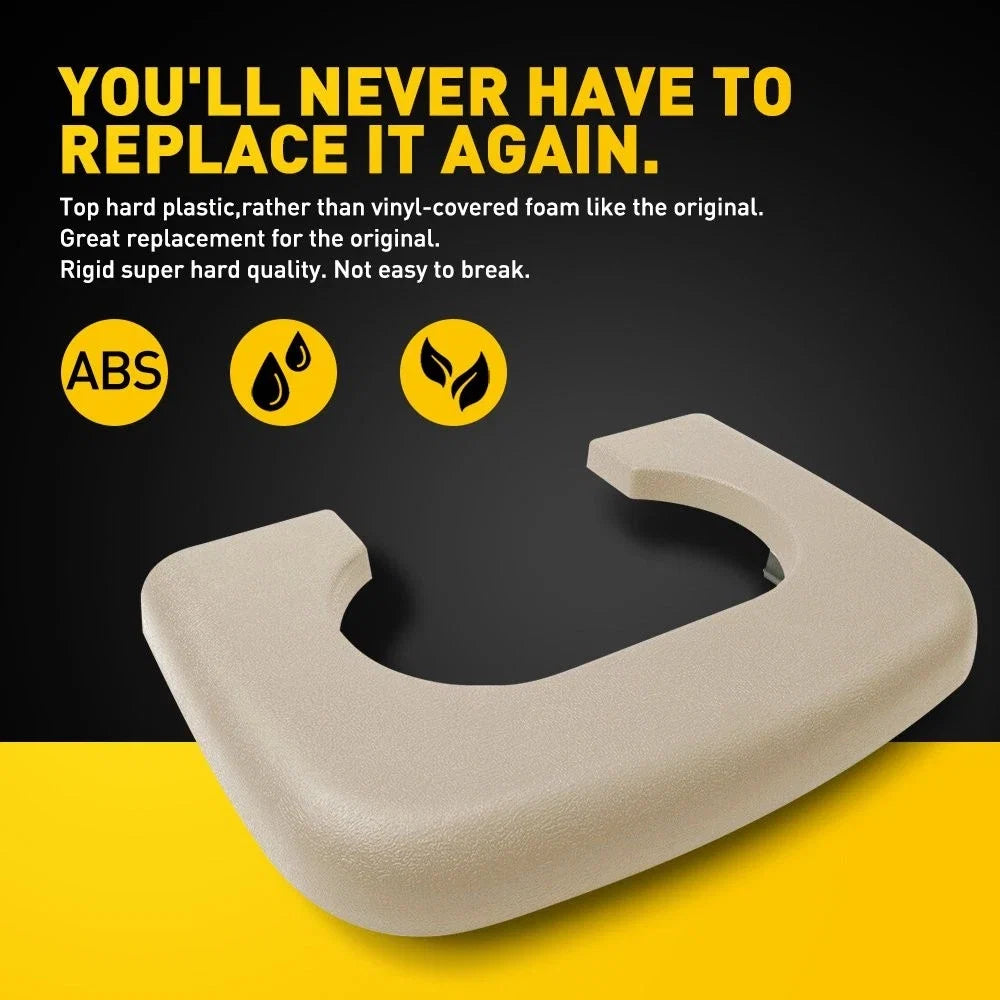 Set of 2 Cup Holder Pads for Ford F150 (1997–2003) Beige