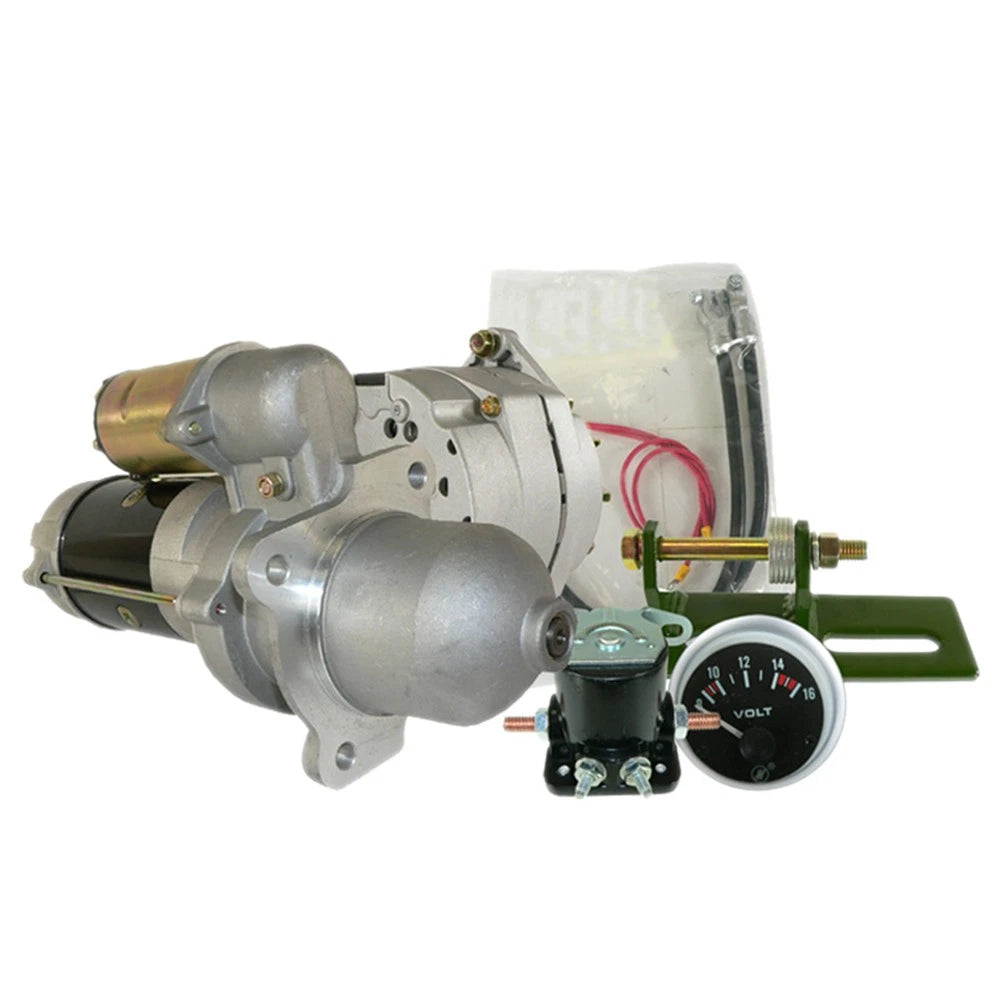Alternator & Starter Conversion Kit for John Deere 4020 3010 4010 (24V to 12V)