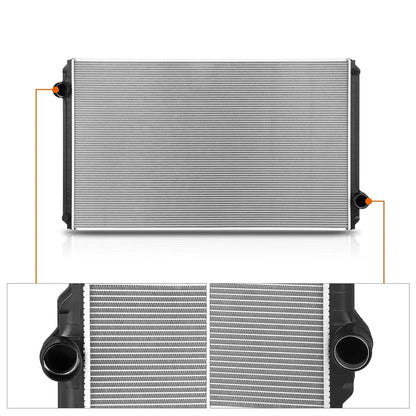 Aluminum Core 2-Row Radiator for International 5070/5900i/5600i/5500i/5000 (1996–2004)