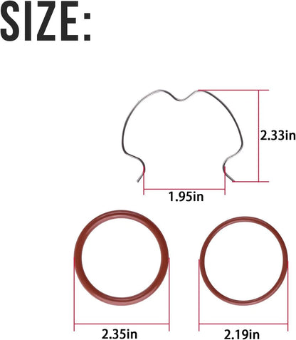 Lower Radiator Hose Clip & Seal Kit for GM Duramax 6.6L LBZ (2006–2016) 25841843, 19258629, 84036271