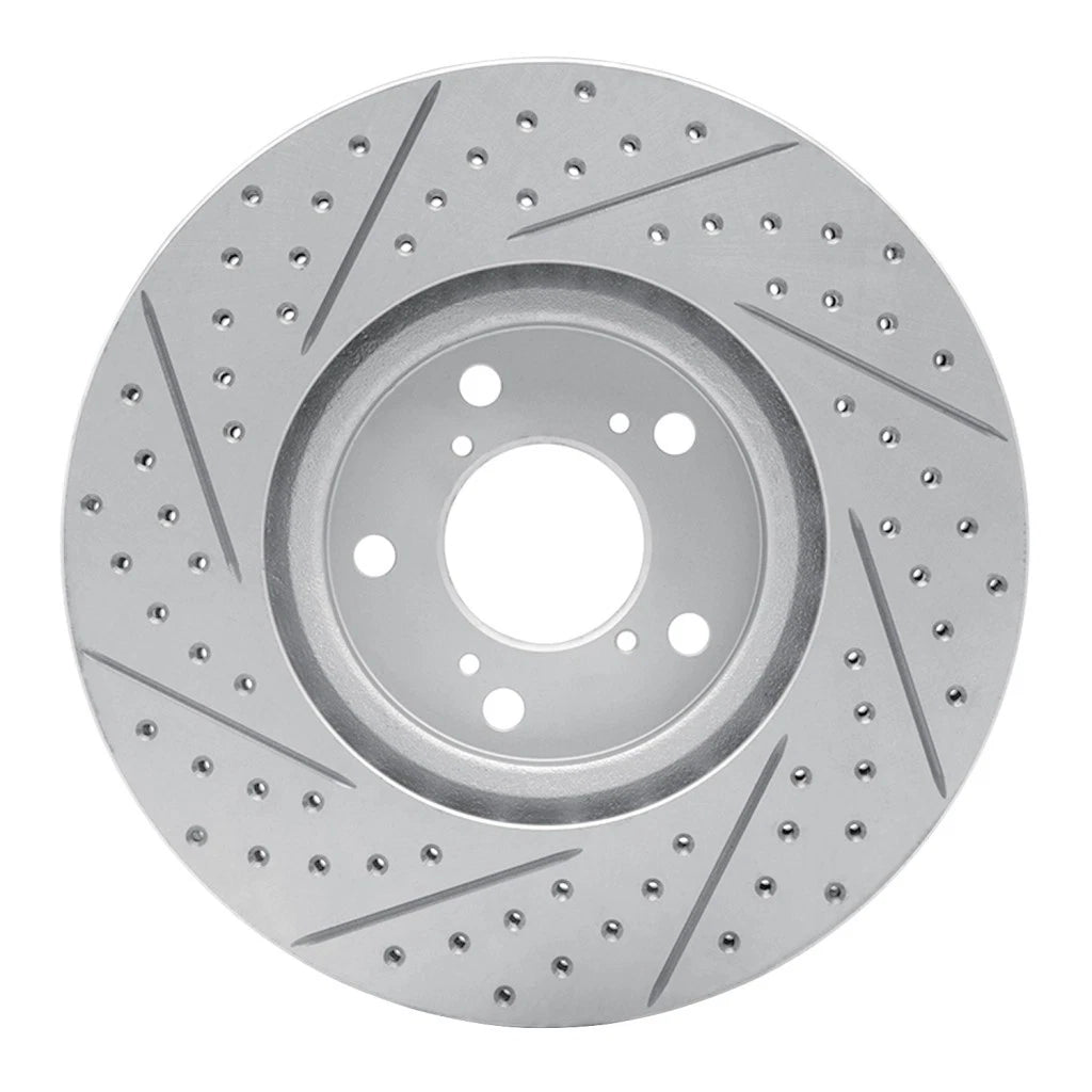 Brake Rotor Set for Acura RLX (2014) ALX-PAU-DF-830-59053R-CLA1, Drilled & Slotted
