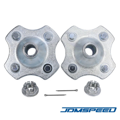 2 Rear Axle Wheel Hubs W/Nut for Honda TRX420 FE/FM Rancher 420 (2007–2013) Z565-RAWH2