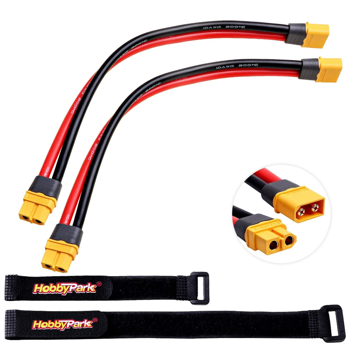 XT60 Male to Female Adapter Connectors for Hobbypark
